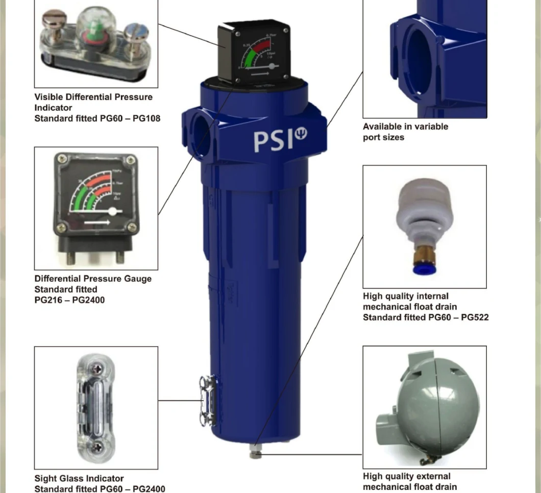 Activated Carbon Air Filter for Air Compressor